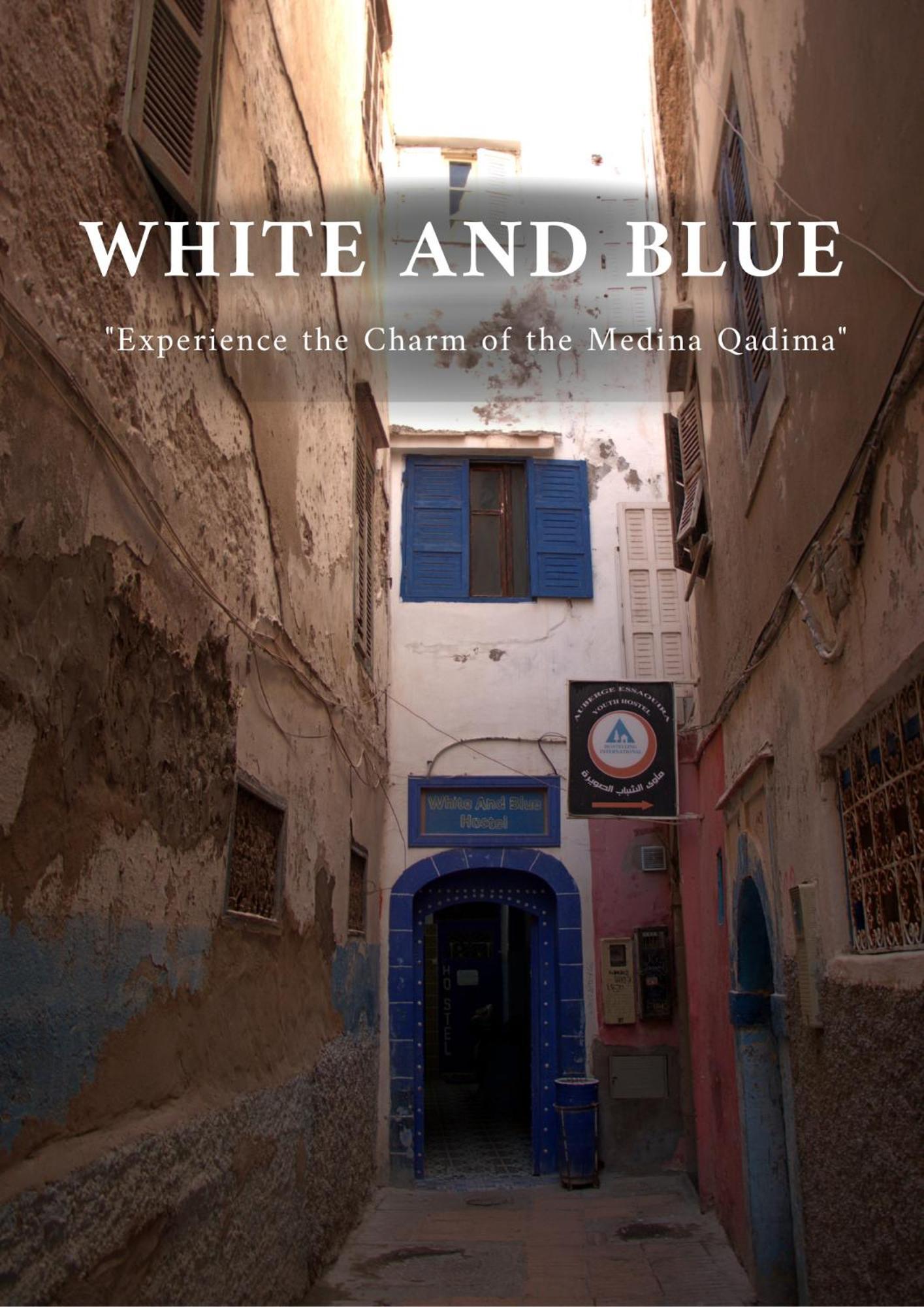 White And Blue Hostel Essaouira Exterior foto